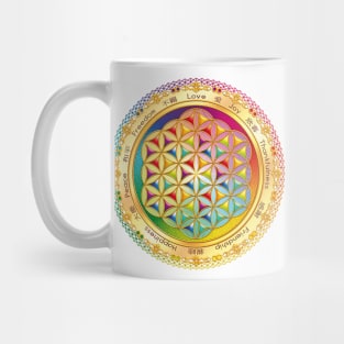 Chinese Flower of Life Mug